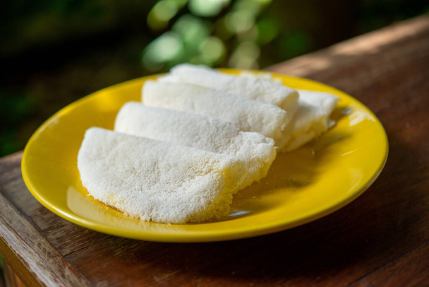 Tapioca is a very natural and healthy food consumed especially in the Northeast region of Brazil. - Photo, Image
