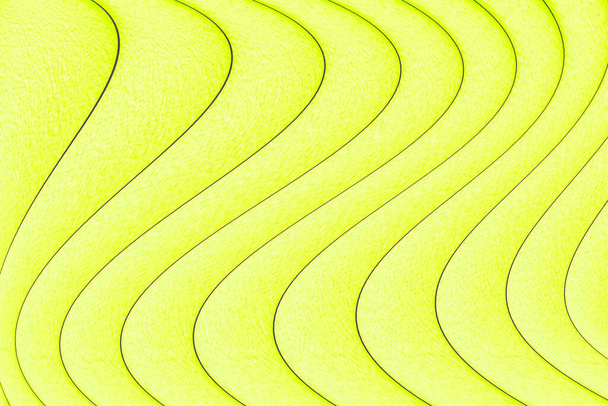 Detailní záběr složeného papíru je krásná žlutá křivka - Fotografie, Obrázek