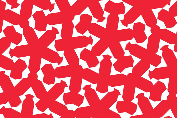 Eenvoudig geometrisch patroon in de kleuren van de nationale vlag van Oostenrijk - Foto, afbeelding