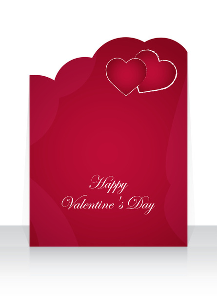 Valentines Day flyer - Вектор, зображення