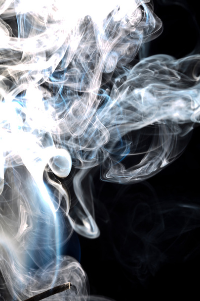 Aromatherapie parfum abstact krullend rook - Foto, afbeelding