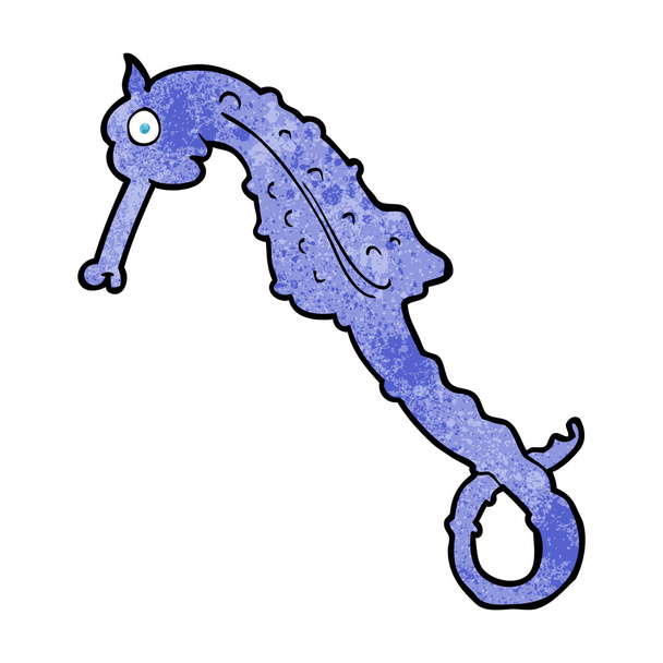 cartoon sea horse - Διάνυσμα, εικόνα