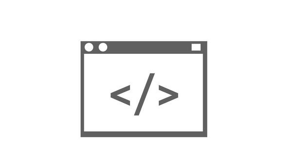 Code icoon, Codering icoon, Software Development Update - Foto, afbeelding