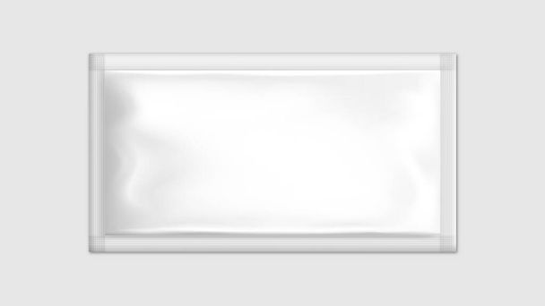  Белый макет Pouch с высоким разрешением - Фото, изображение