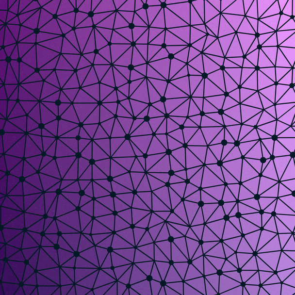 Elektrisch Lila Farbe Abstrakte Farbe Niedrig-Polygone Generative Kunst Hintergrundillustration - Vektor, Bild