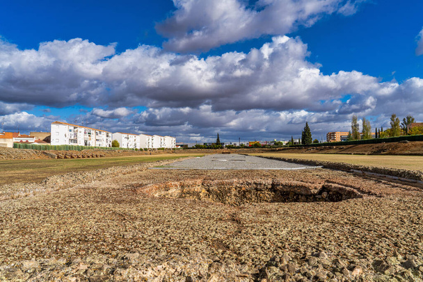 The Roman circus of Merida, Spain was used for chariot racing and modeled on the Circus Maximus in Rome - Photo, Image