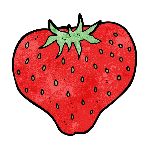 φράουλα κινουμένων σχεδίων - Διάνυσμα, εικόνα