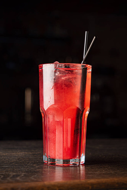 tasty cocktail in the bar - Фото, изображение