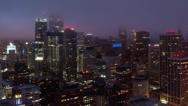 Technology capital, Silicon Valley, United States of America. Night city skyline - Footage, Video