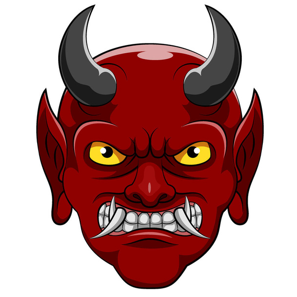 Диявол мультяшний персонаж ілюстрації
 - Вектор, зображення