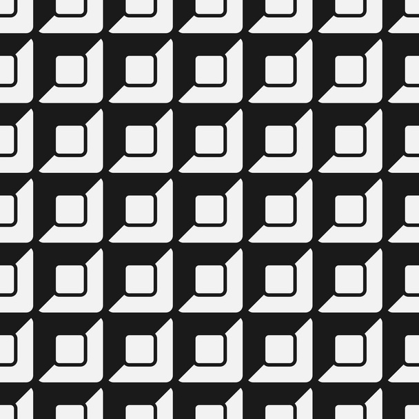Naadloos abstract patroon met elementen van vierkante knopen - Vector, afbeelding