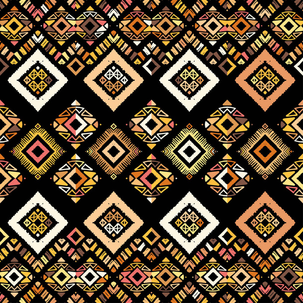 Patrón de zigzag abstracto para el diseño de la cubierta. Tribal - Vector, imagen