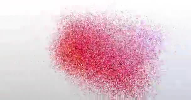 5000, 5K. Logo des particules. Animation de texte - Séquence, vidéo