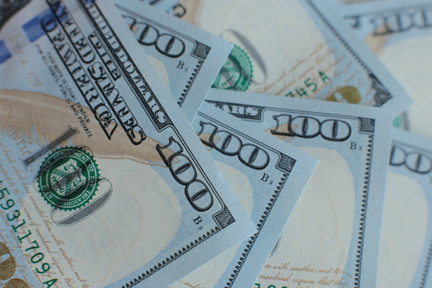 Viel Bargeld in 100-Dollar-Scheinen - Foto, Bild