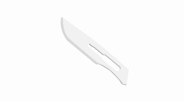 Vector Isolated Illustration of a Scalpel - Vector, Image