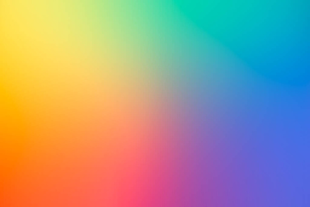 Abstract blurred colorful gradient background rainbow color wallpaper - Photo, Image