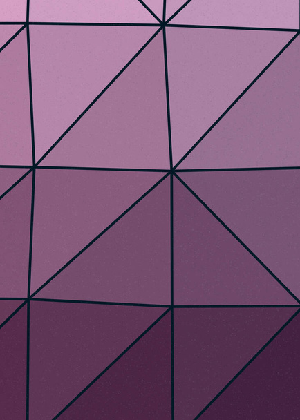Heather Purple color low-polygonal space background, generative art illustration - Вектор, зображення