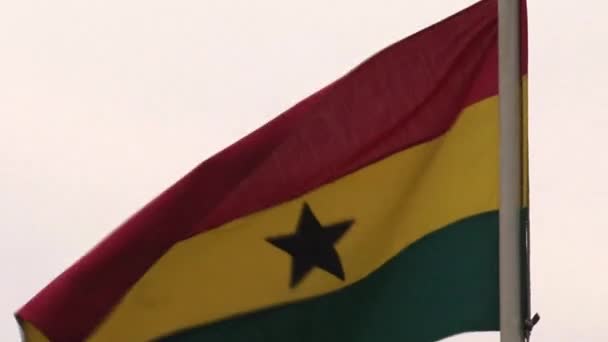 The flag from Ghana - Footage, Video