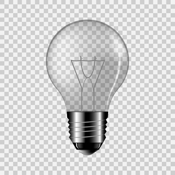 imagem vetorial de lâmpada realista em fundo transparente
 - Vetor, Imagem