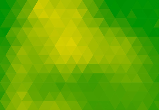 Verde chiaro e giallo astratto triangolo geometrico sfondo, motivi carta da parati - Vettoriali, immagini