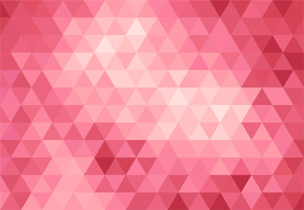 Абстрактный геометрический треугольник Свет Розовый фон, Обои - Вектор,изображение