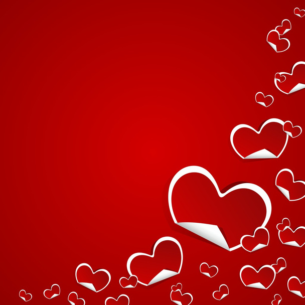 Sevgililer günü kalpleri semboller - Vektör, Görsel
