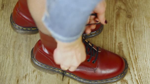 Red leather boots episode 4 - Footage, Video