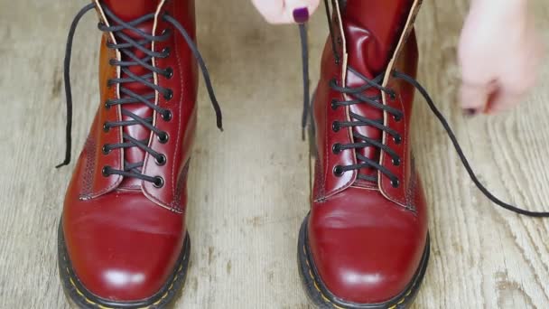 Red leather boots episode 5 - Footage, Video