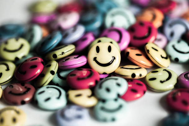 Happy Smiley Emoticon Face. Smiley Icon. - Photo, Image