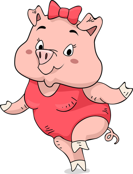 strój kąpielowy świnia - Zdjęcie, obraz
