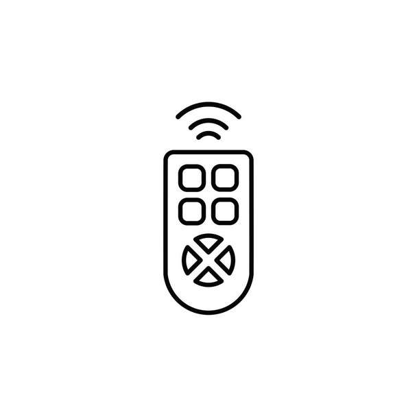 Illustration Graphique vectoriel de l'icône de la télécommande. Convient pour la télévision, lecteur, vidéo, électronique, etc.. - Vecteur, image