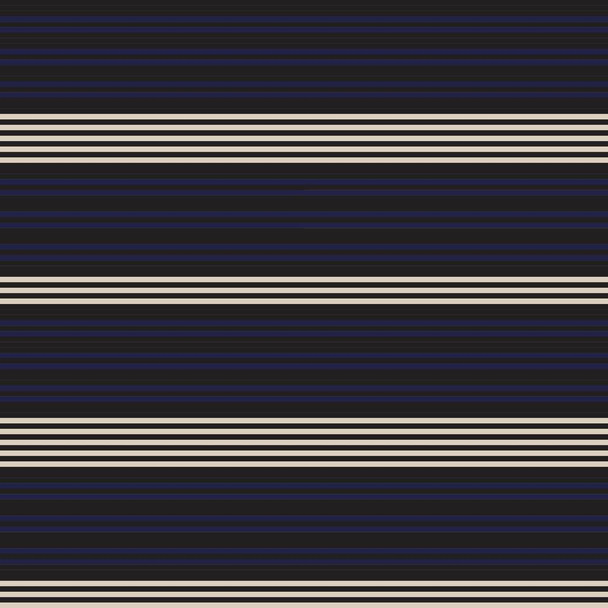 Blauw Horizontaal gestreepte naadloze patroon achtergrond geschikt voor mode textiel, graphics - Vector, afbeelding