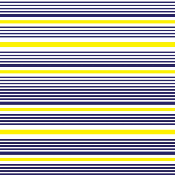 Κίτρινη οριζόντια ριγέ αδιάλειπτη φόντο μοτίβο κατάλληλο για υφάσματα μόδας, γραφικά - Διάνυσμα, εικόνα