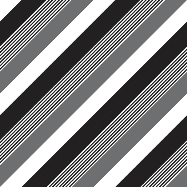 fond de motif sans couture rayé noir et blanc diagonale adapté aux textiles de mode, graphiques
 - Vecteur, image