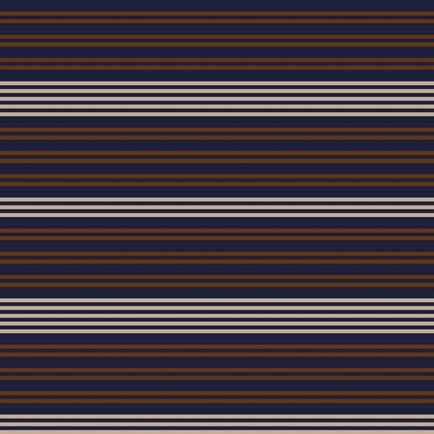 Bruin Taupe Horizontaal gestreepte naadloze patroon achtergrond geschikt voor mode textiel, graphics - Vector, afbeelding