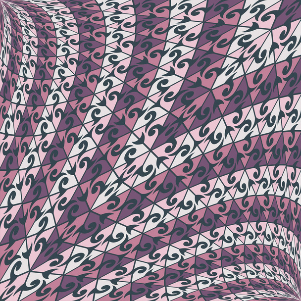 Vector abstracte ritmische geometrische achtergrond - Vector, afbeelding