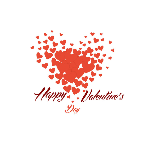 Happy valentines day card - Vector, Image