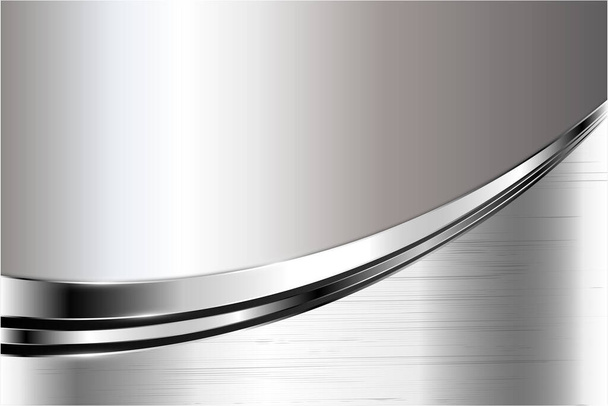  Kovové pozadí. Luxus šedé a stříbrné. Elegantní metalový moderní design. - Vektor, obrázek