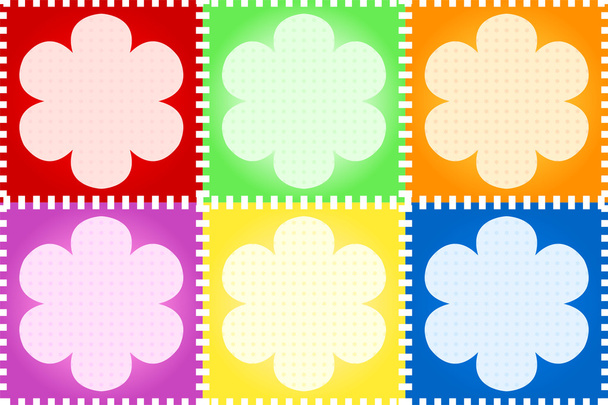 Floral quilt - Vetor, Imagem