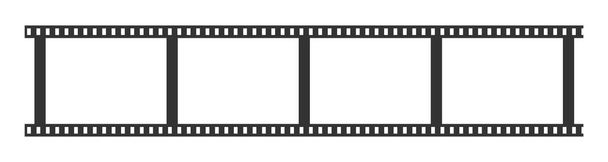 Filmstrip макет значок изолирован. Векторная иллюстрация - Вектор,изображение