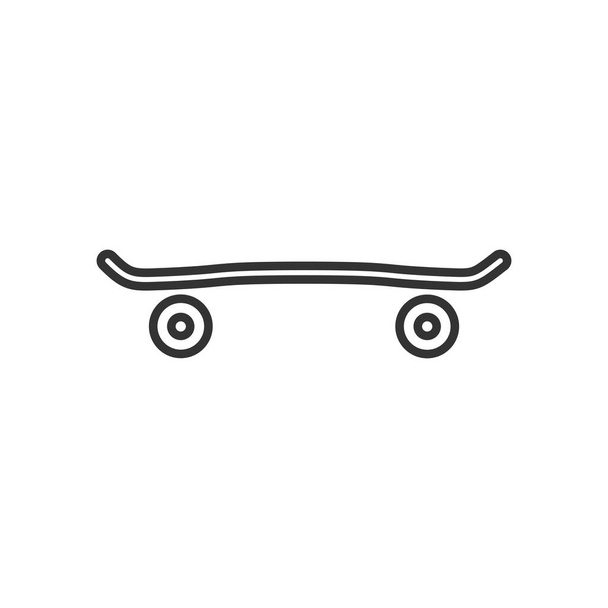 Skateboard icon. Skateboarding symbol modern, simple, vector, icon for website design, mobile app, ui. Vector Illustration - Vector, Image