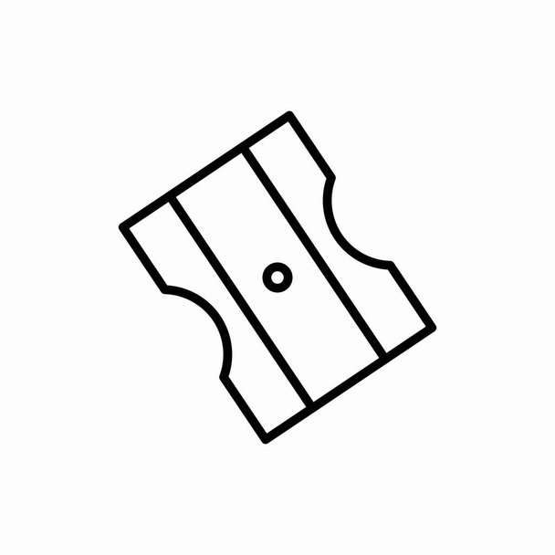 Outline pencil sharpener icon.Pencil sharpener vector illustration. Symbol for web and mobile - Vector, Image