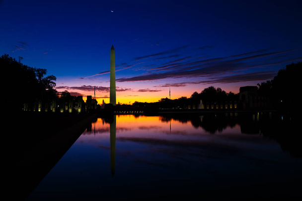 Washington DC 'deki Mavi Saat Anıtı - Fotoğraf, Görsel