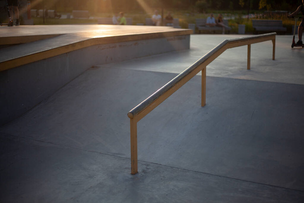 Skate playground for skateboarders. - Fotó, kép