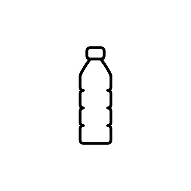 Ілюстрація Векторна графіка пластикової піктограми пляшки. Підходить для контейнерів, пакунків, утилізації тощо
. - Вектор, зображення