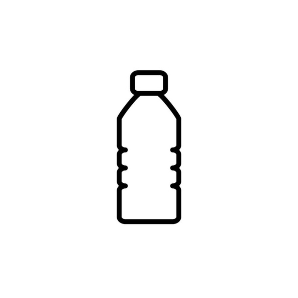 Illustrazione grafica vettoriale dell'icona di plastica della bottiglia. Adatto per contenitore, pacchetto, smaltire ecc. - Vettoriali, immagini
