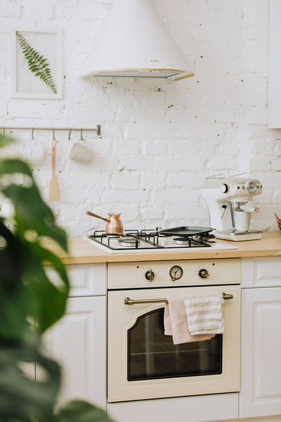 Kitchen interior with vintage kitchenware - Foto, Imagem