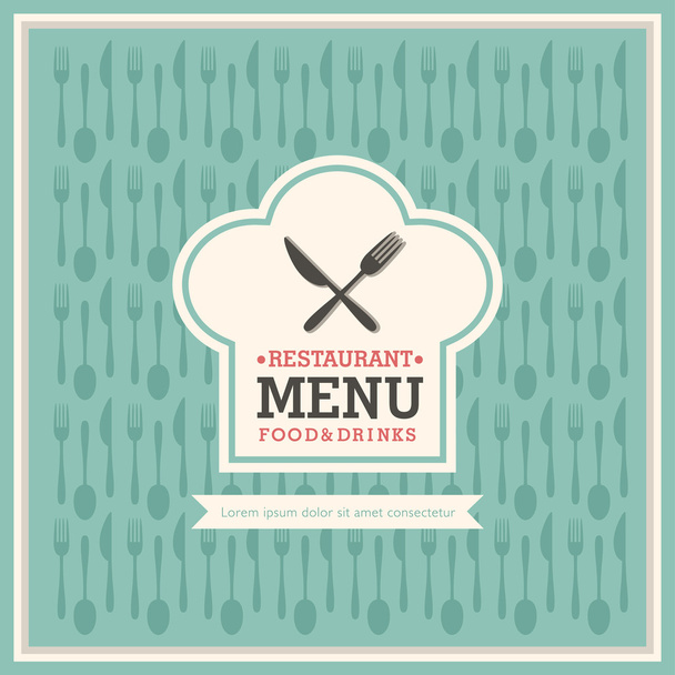 restaurant menu - Vektor, obrázek
