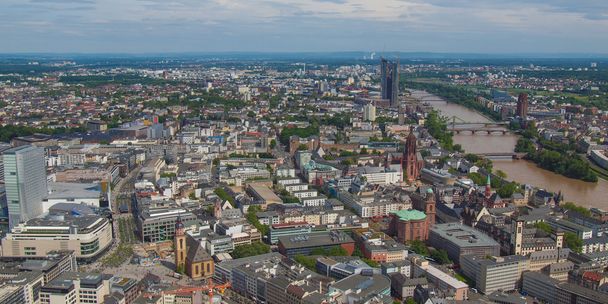 Frankfurt nad Mohanem - panorama - Fotografie, Obrázek