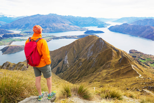 Поїздка на вершину Роз-Пік. Нова Зеландія. озеро Ванака - Фото, зображення
